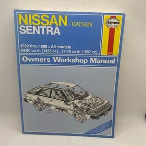 Nissan Sentra Datsun Workshop Manual